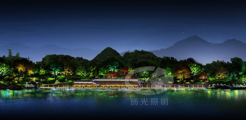 公園亮化設(shè)計效果圖一