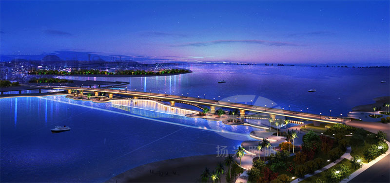 橋梁照明設計效果圖