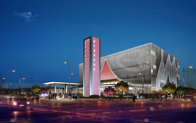 酒店泛光照明設(shè)計(jì)效果圖