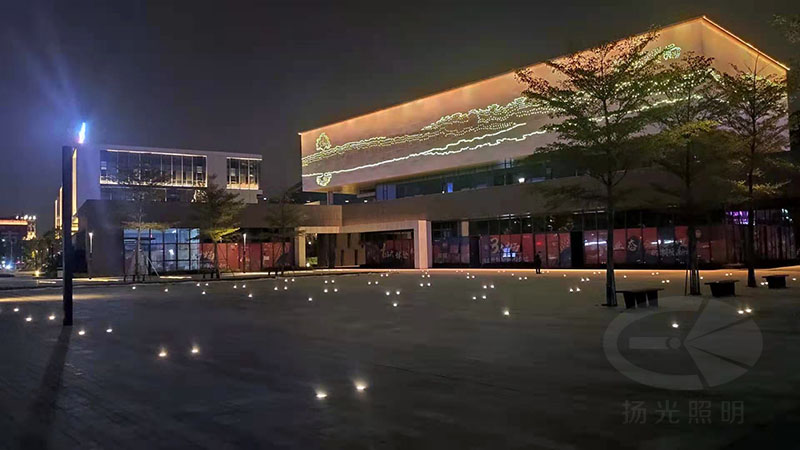 創(chuàng)意園區(qū)景觀照明工程夜景圖