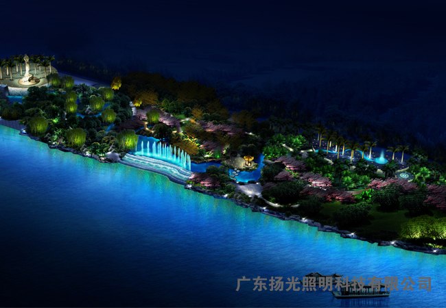 廣西甘棠公園景觀照明