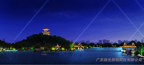 廣西靈川公園景觀照明