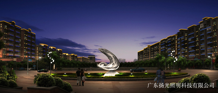 商業(yè)步行街夜景照明