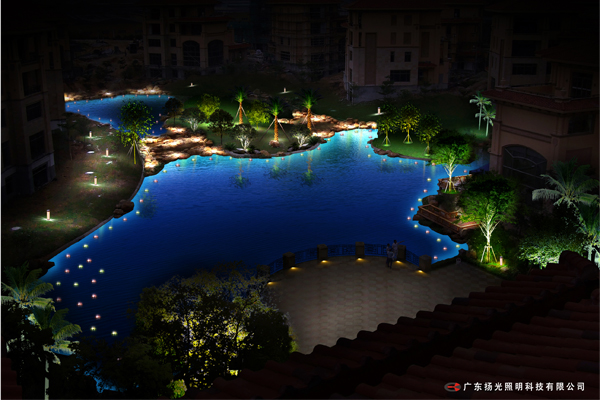 歐浦高明人工湖燈光設(shè)計(jì)