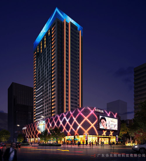 惠州又一居美好時光夜景照明工程