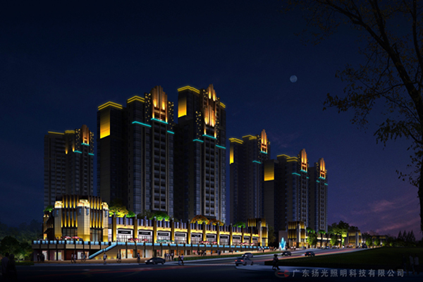 嘉宏錦園小區(qū)夜景照明設(shè)計(jì)