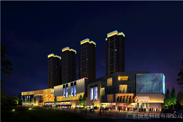 宏帆廣場(chǎng)夜景照明工程