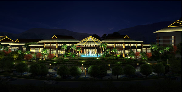 海豐溫泉旅游度假村燈光設(shè)計