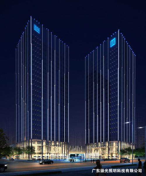 佛山北滘新城區(qū)總部辦公大樓亮化工程