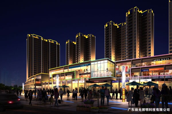 鷺島財(cái)富天街照明工程