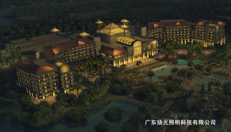 四川成都嘉裕酒店泛光照明