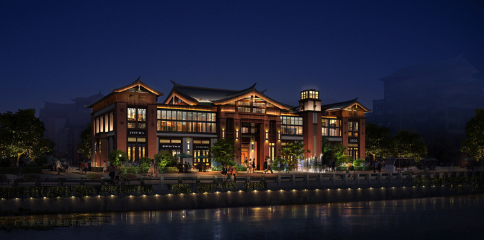 韶關(guān)印象商業(yè)街泛光照明工程設(shè)計(jì)