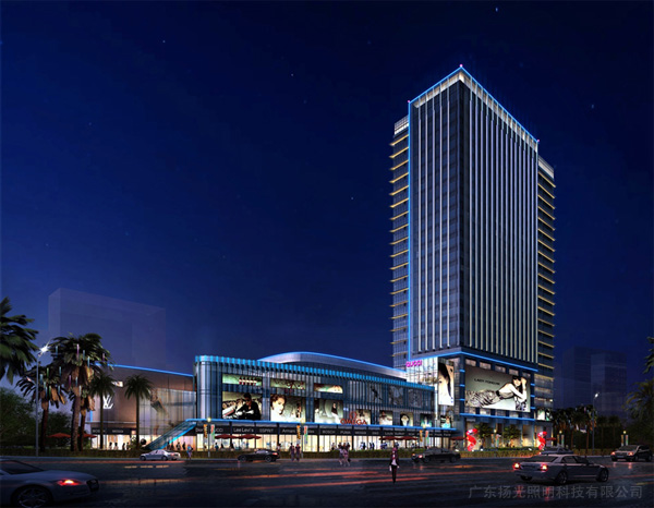 東莞嘉宏地王大廈泛光照明設計