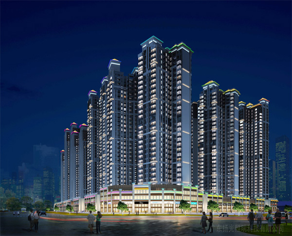 廣西南寧金川陽(yáng)光城翡麗灣景觀照明