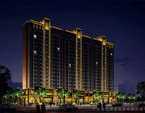 清遠新都廣場景觀照明