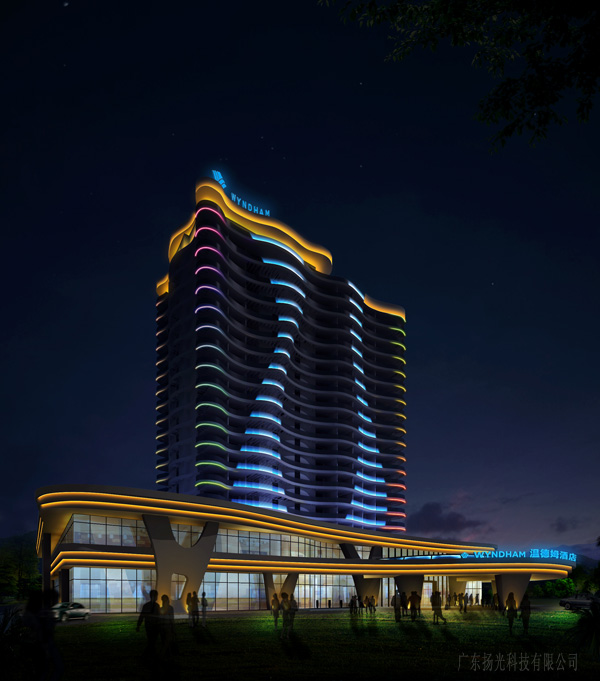 惠州南昆溫德姆酒店景觀照明