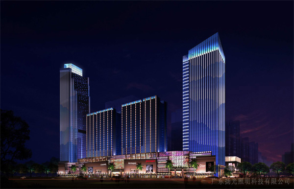 湛江榮盛中央廣場照明亮化