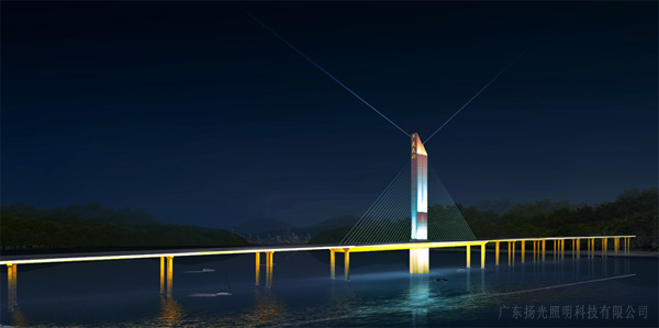 英德廣英大橋夜景亮化