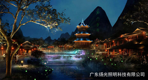 主題文旅照明:黃姚古鎮(zhèn)龍門街照明設(shè)計(jì)